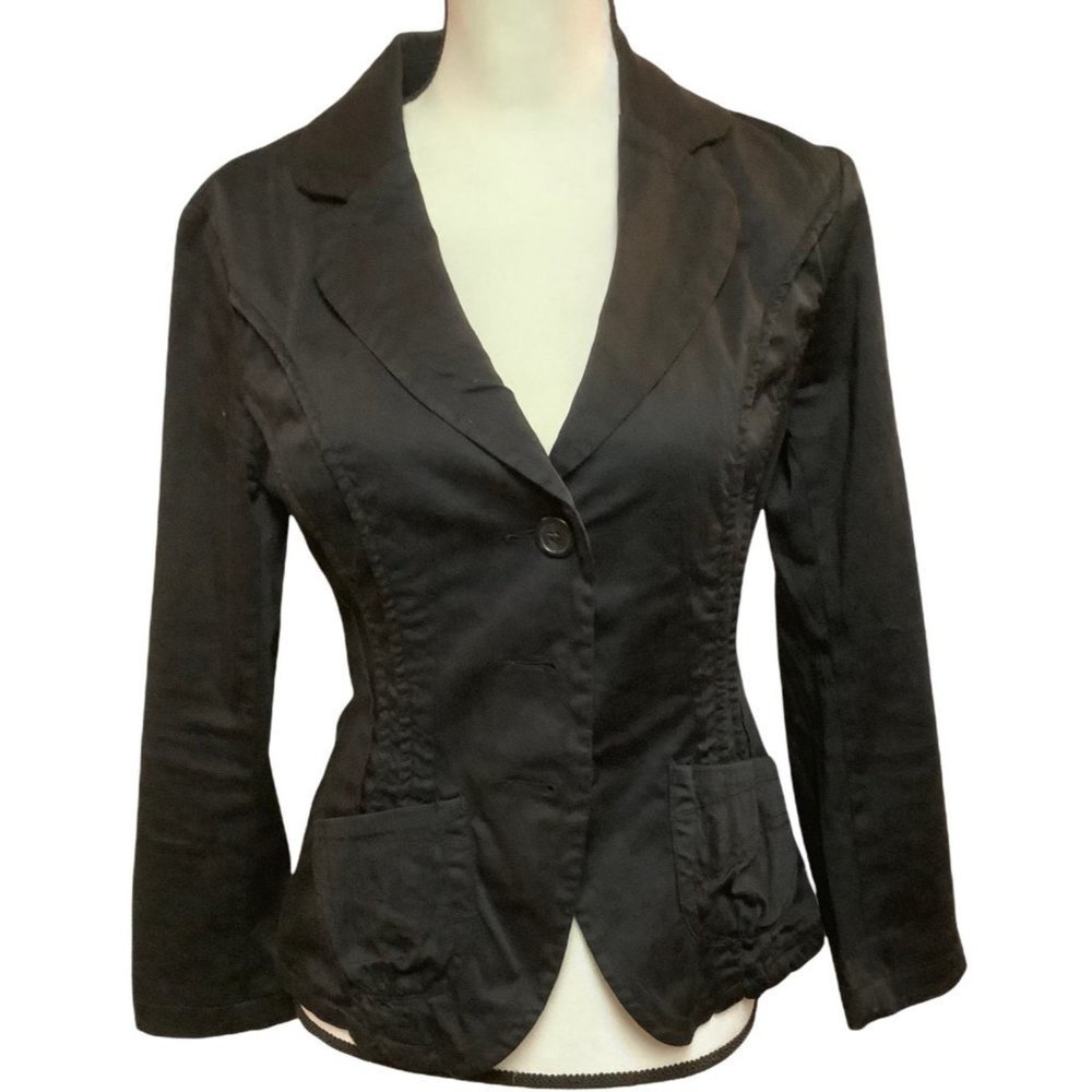Sisley Black Tailored Jacket -- XS